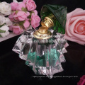Buena calidad vender bien diseñar su propia botella de perfume de cristal con tapa de botella de perfume
